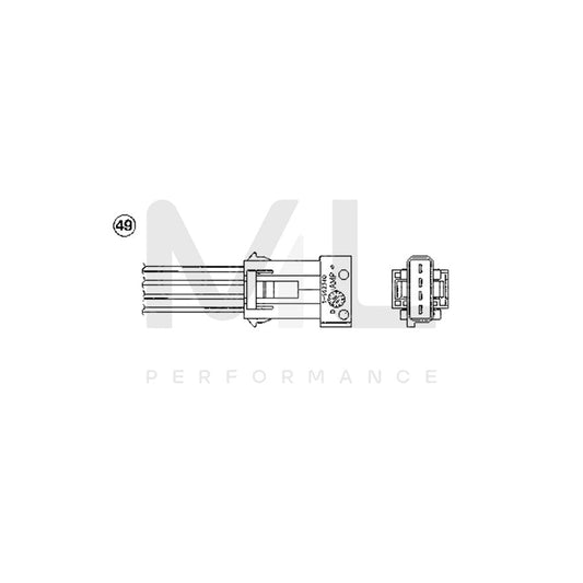 NTK Lambda Sensor / O2 Sensor (NGK 91245) - OZA659-EE99 | ML Car Parts UK | ML Performance