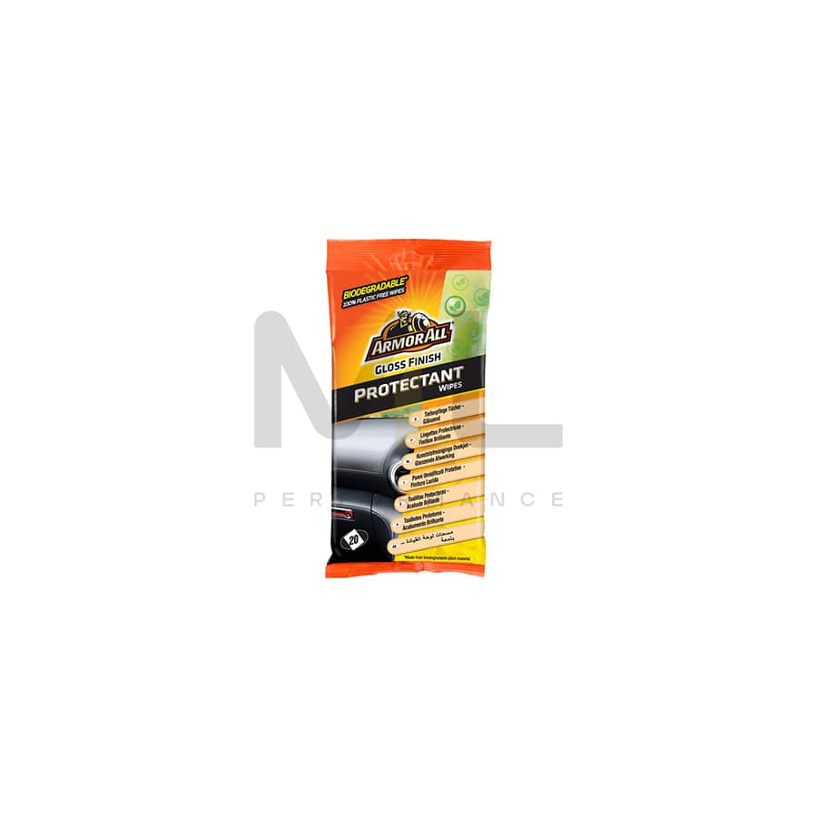 ARMORALL AA 20ct Protectant Gloss Wipes