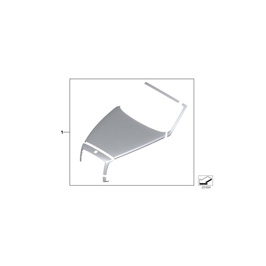 Genuine BMW 51137231874 RR4 Rear Sealing (Inc. Ghost & Ghost EWB) | ML Performance US Car Parts