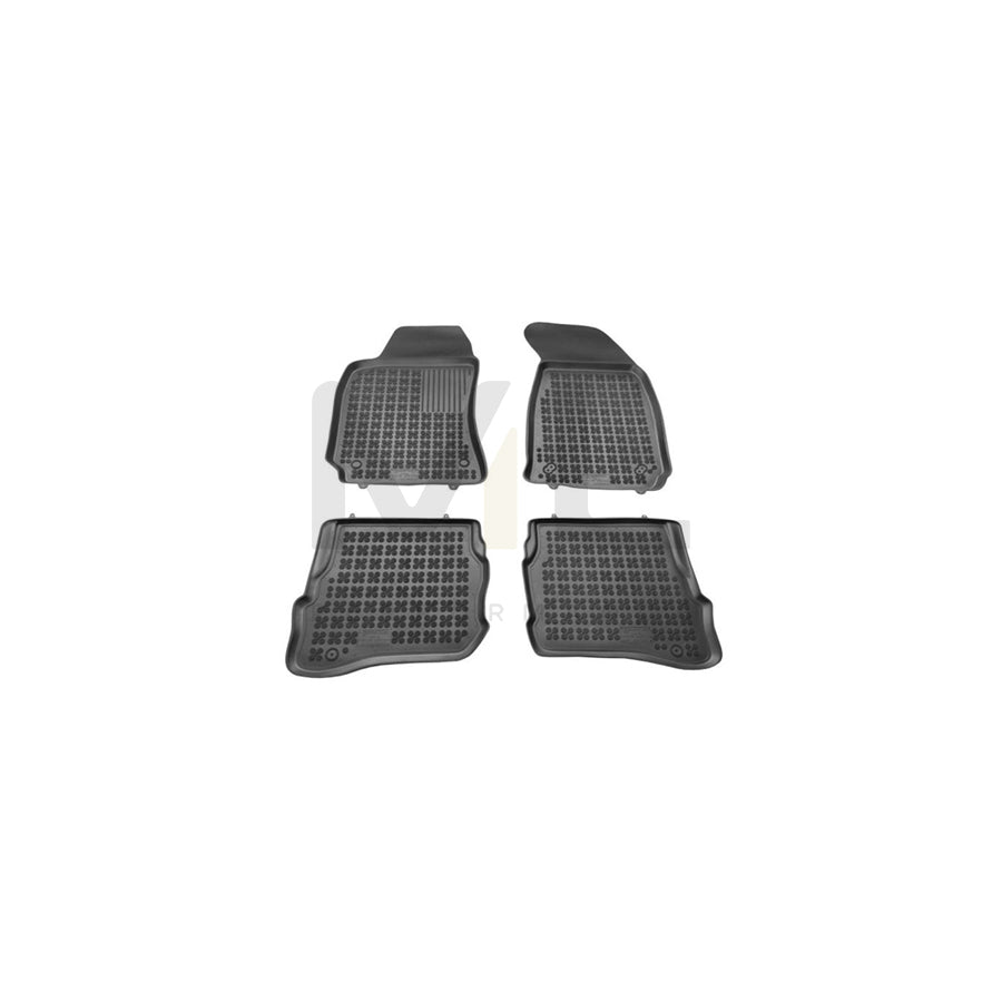 REZAW PLAST Tailored 200101 Floor mat set for VW PASSAT Elastomer, Front and Rear, Quantity: 4, Black