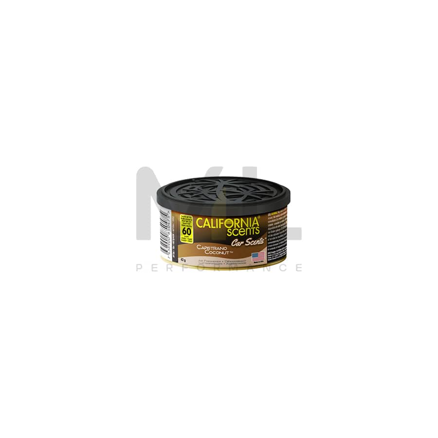 California Scents Cup Holder Car Air Freshener - Capistrano Coconut