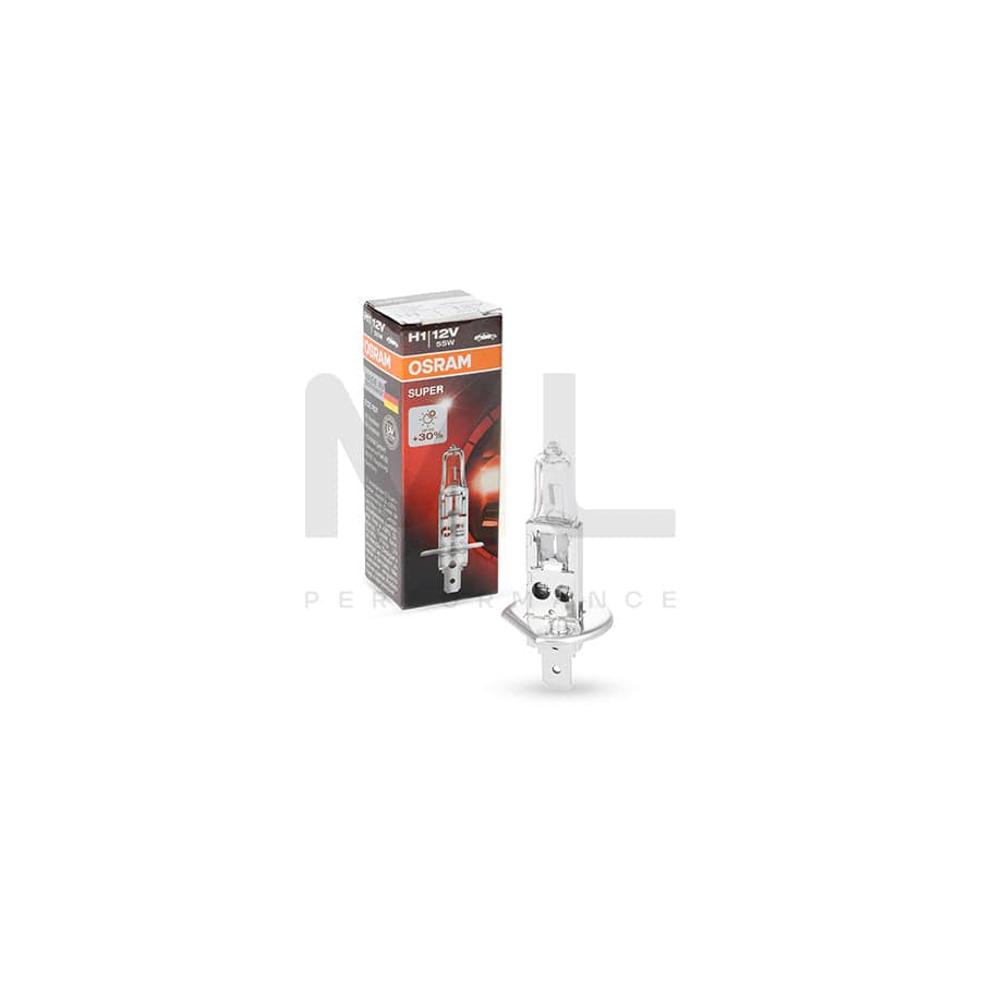 OSRAM SUPER 64150SUP Bulb, spotlight H1 12V 55W P14,5s 3200K Halogen