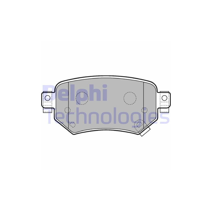 Delphi Lp3234 Brake Pad Set For Mazda 6