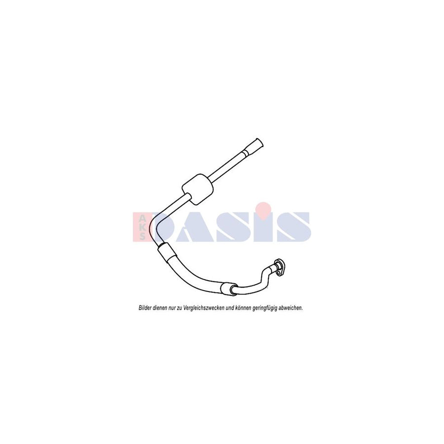 AKS Dasis 885904N High- / Low Pressure Line, Air Conditioning