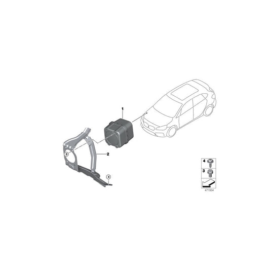 Genuine BMW 65128731385 F10 F45 F02 Vehicle Sound Generator VSG (Inc. 225xe, 530e & X5 40eX) | ML Performance US