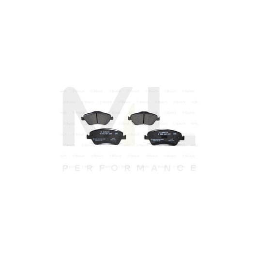 Bosch 0986494260 Brake Pad Set With Acoustic Wear Warning, With Anti-Squeak Plate, With Mounting Manual BP1132 | ML Performance Car Parts