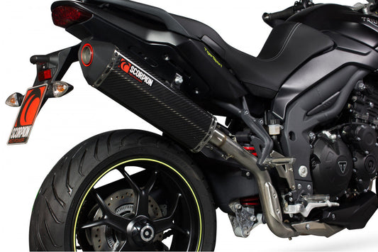Scorpion RTR78CEO Triumph Tiger 1050 Sport  Serket Parallel Slip-On - Carbon Fibre Sleeve | ML Performance US US