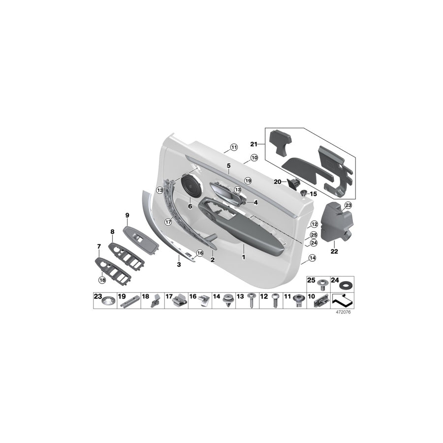 Genuine BMW 51417347683 F36 Armrest, Front Left VENETOBEIGE (Inc. 418i, 430d & 425d) | ML Performance US Car Parts