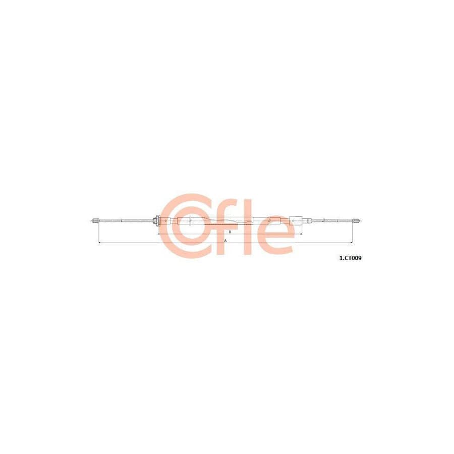 Cofle 1.Ct009 Hand Brake Cable