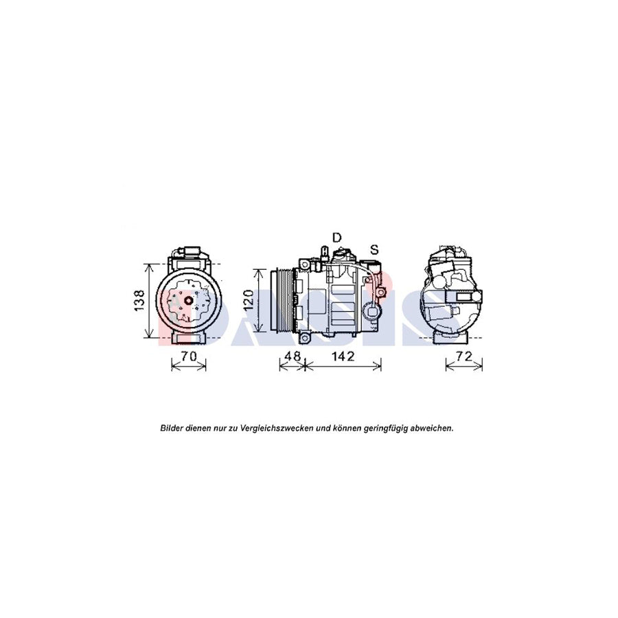 AKS Dasis 851977N Compressor, Air Conditioning