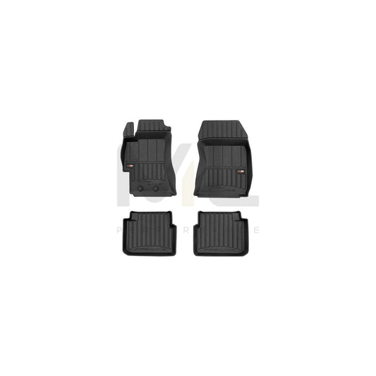 FROGUM Tailored, ProLine 3D426603 Floor mat set for SUBARU Impreza III Hatchback (GR, GH, G3) Elastomer, Front and Rear, Quantity: 4, Black, (LHD)