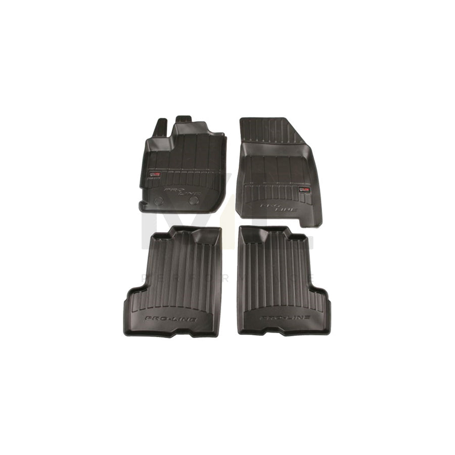 FROGUM 3D408258 Floor mat set for DACIA Duster II Elastomer, Front and Rear, Quantity: 4, Black