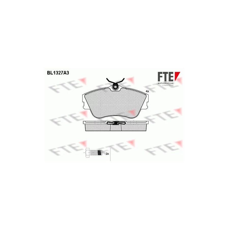 FTE Bl1327A3 Brake Pad Set for VW Transporter