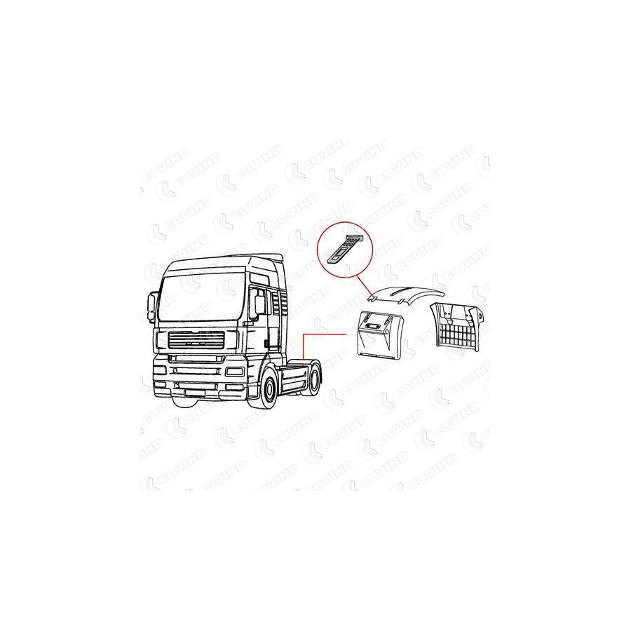 Covind XXL/505 Mudguard Strap