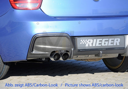 Rieger 00088061 BMW 1 Series F20 F21 Rear Diffuser 1 | ML Performance UK Car Parts