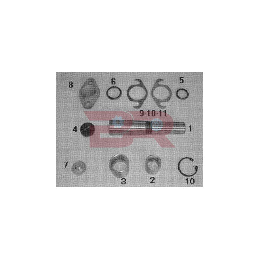 Botto Ricambi Kitiv003 Repair Kit, Kingpin
