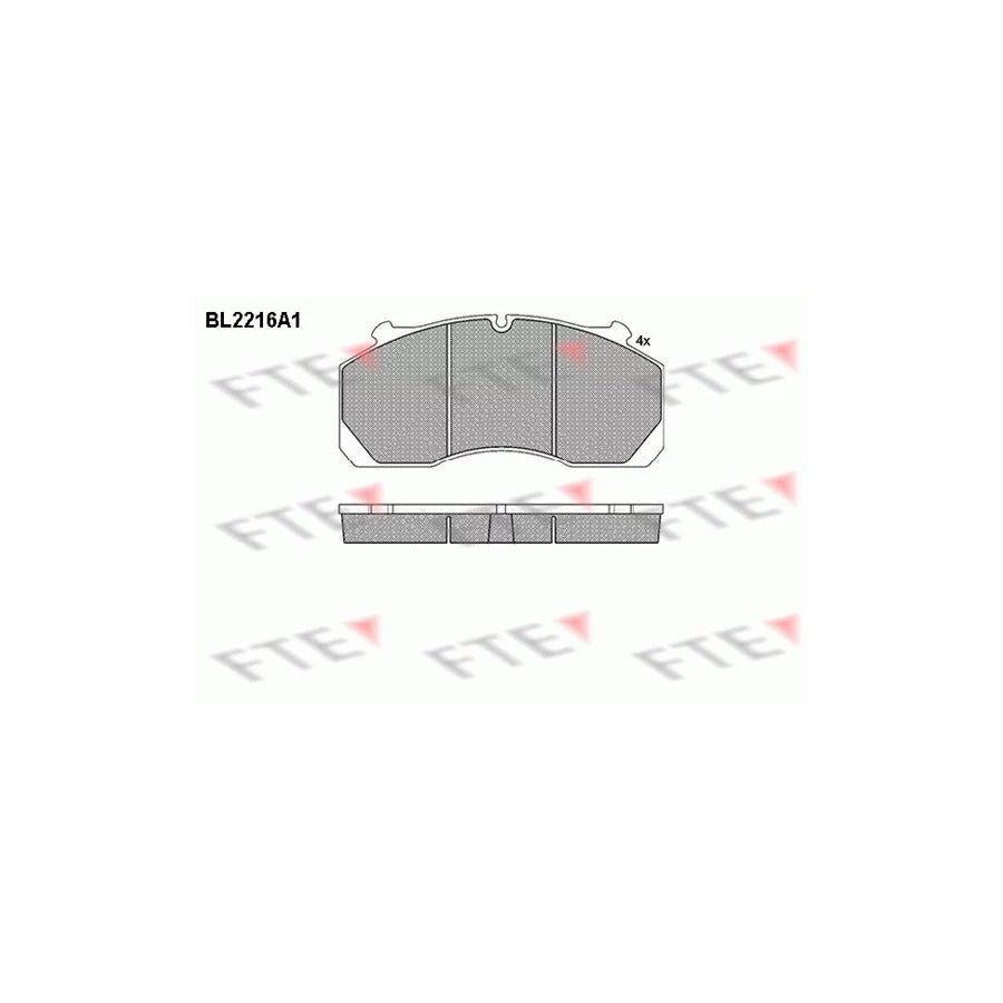 FTE Bl2216A1 Brake Pad Set
