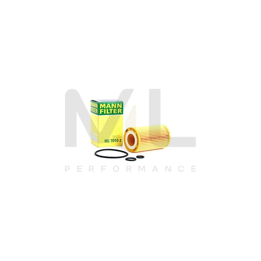 MANN-FILTER HU 7010 z Oil Filter with seal, Filter Insert