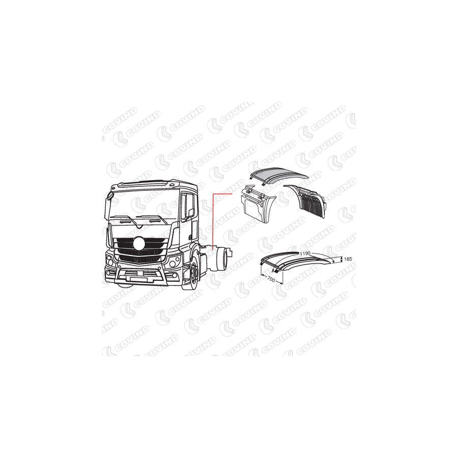 Covind 960/520 Wing Fender