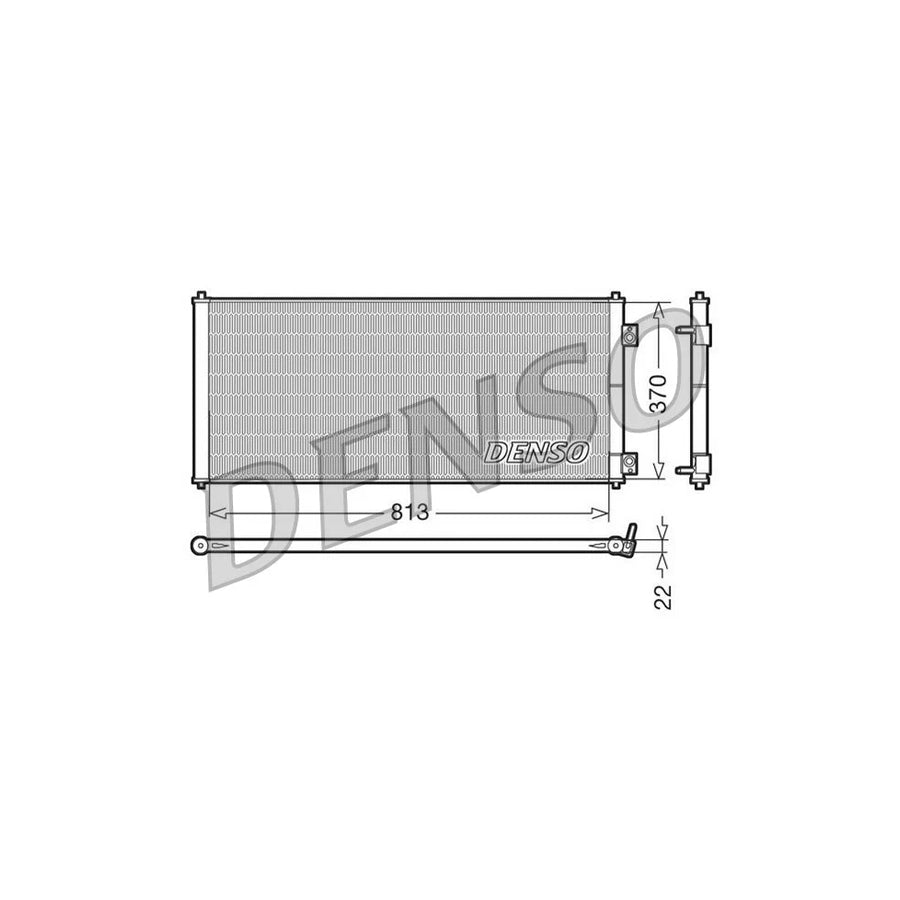 DENSO DCN10018 Air Conditioning Condenser for Ford Transit