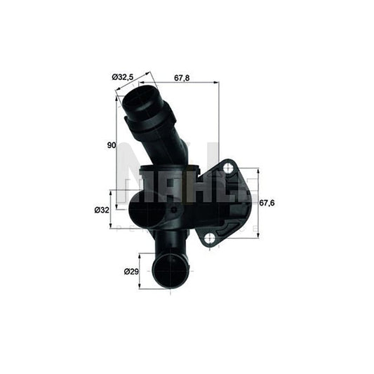 MAHLE ORIGINAL TI 63 85D Engine thermostat Opening Temperature: 85��C, with seal | ML Performance Car Parts
