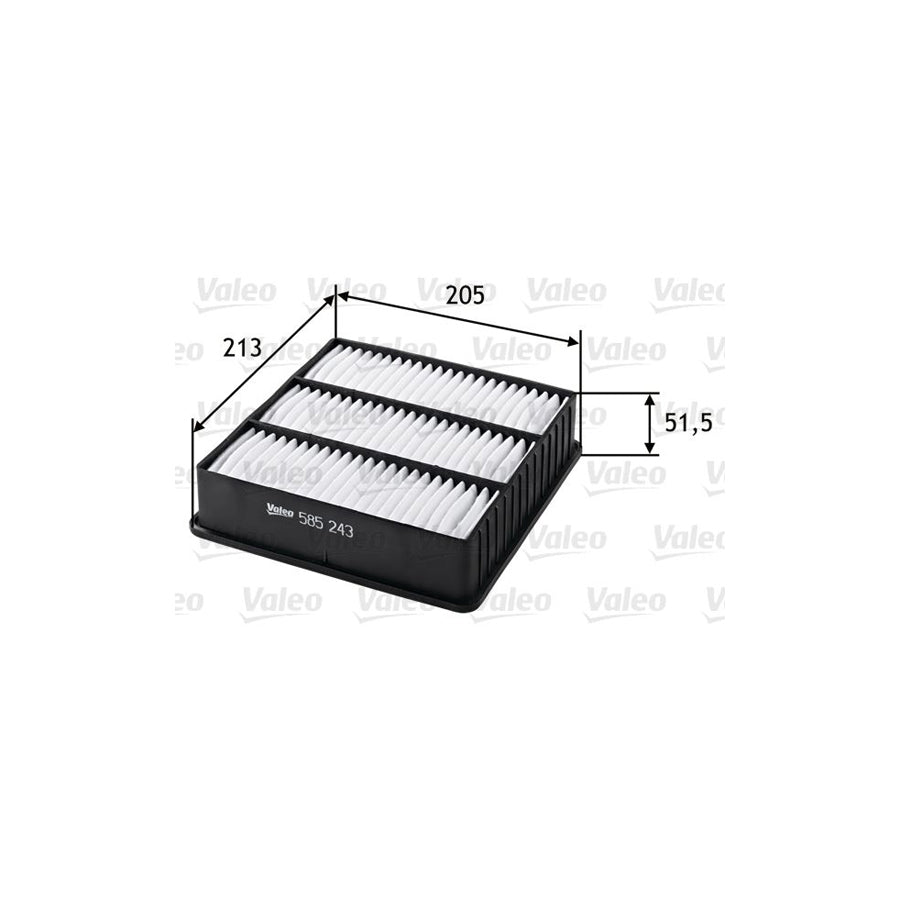 VALEO 585243 Air Filter | ML Performance UK Car Parts