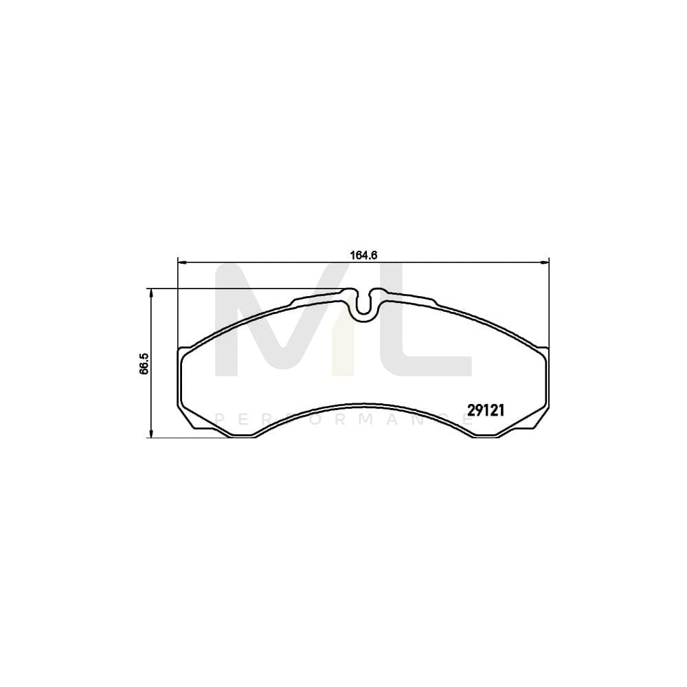 Hella 8DB 355 005-411 Brake Pad Set Prepared For Wear Indicator