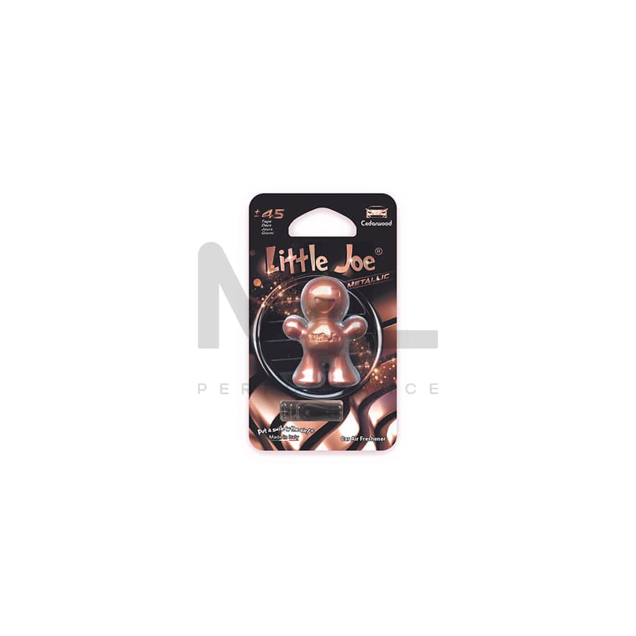 Little Joe Car Air Freshener - Cedarwood - Bronze