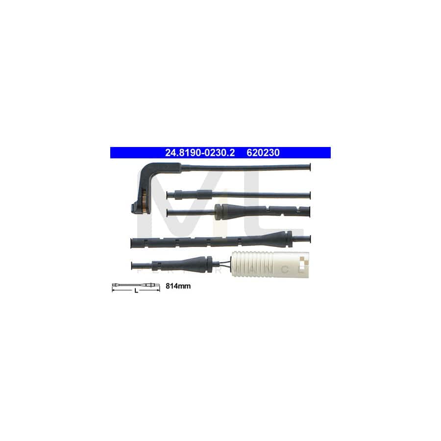 ATE 24.8190-0230.2 Brake pad wear sensor for BMW 7 (E65, E66, E67)