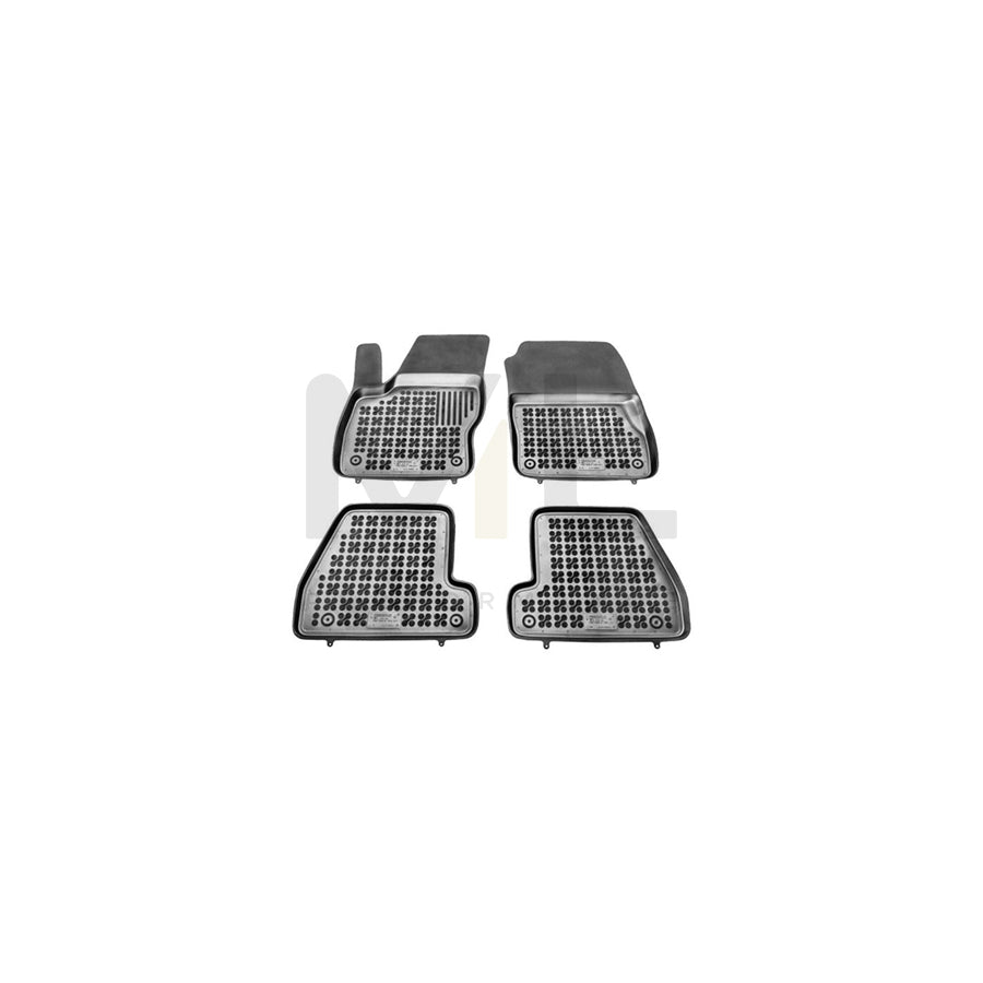 REZAW PLAST Tailored 200614 Floor mat set for FORD FOCUS Elastomer, Front and Rear, Quantity: 4, Black