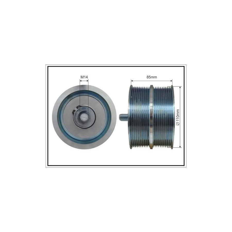 Caffaro 500620 Pulley, Alternator