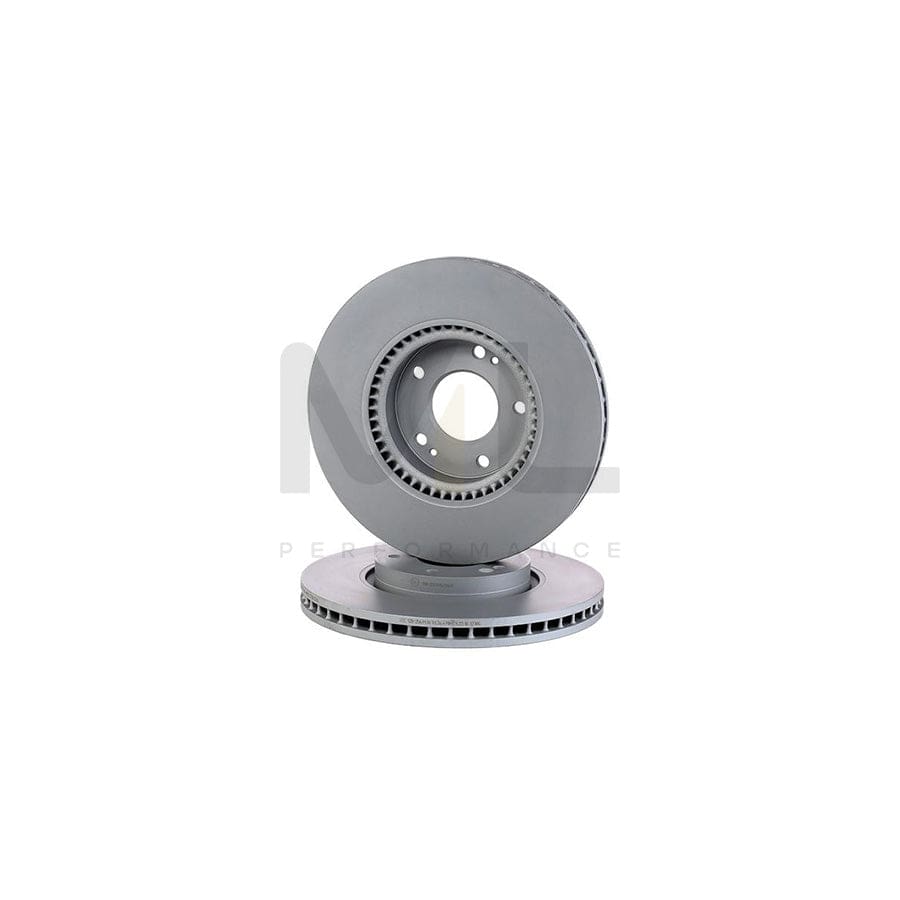 ATE 24.0128-0256.1 Brake Disc Vented, Coated, Alloyed / High-carbon  - 1 piece