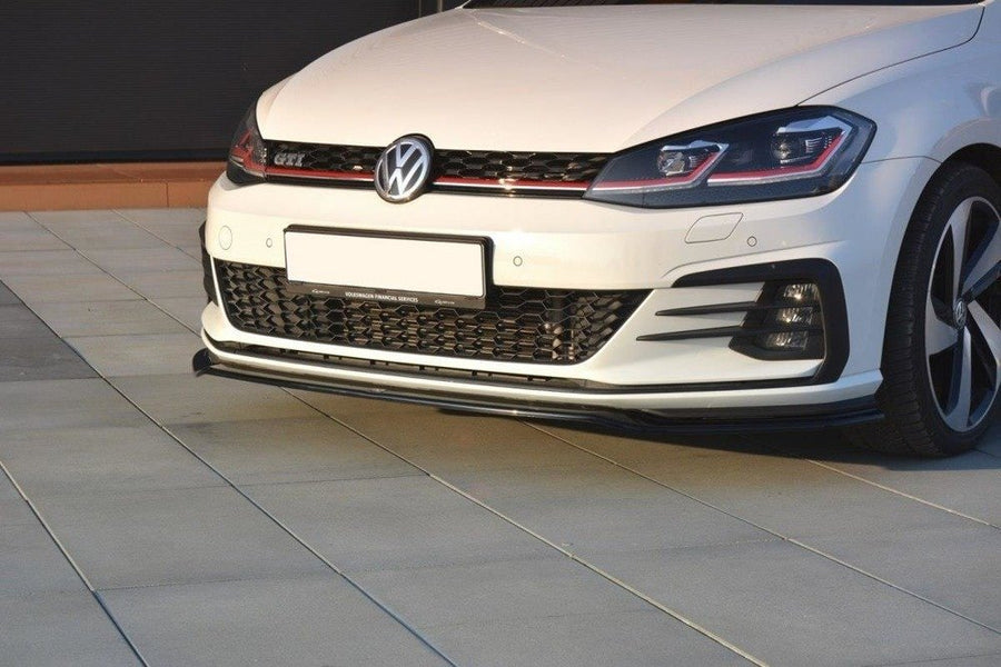 Maxton Design VW-GO-7F-GTI-FD2T Front Splitter V.2 Volkswagen Golf GTI MK7.5 | ML Performance US Car Parts