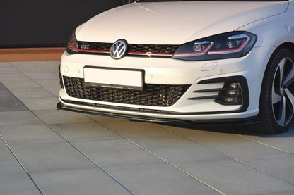 Maxton Design VW-GO-7F-GTI-FD2T Front Splitter V.2 Volkswagen Golf GTI MK7.5 | ML Performance US Car Parts