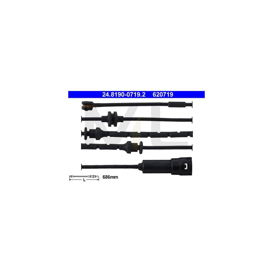 ATE 24.8190-0719.2 Brake pad wear sensor