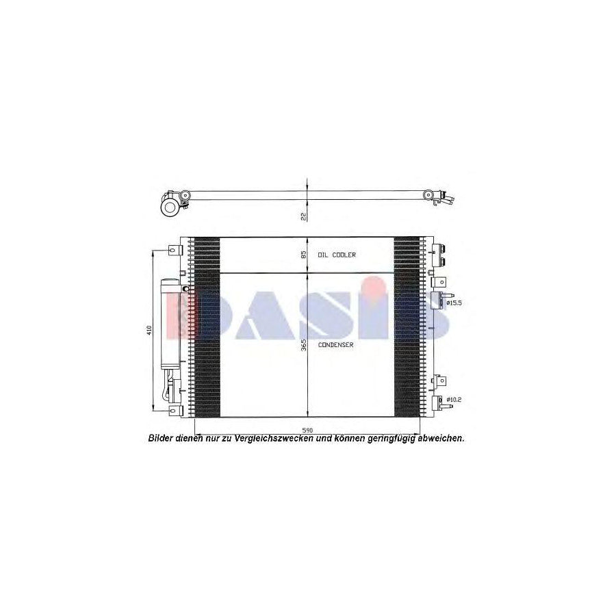 AKS Dasis 112024N Dryer, Air Conditioning for Chrysler 300