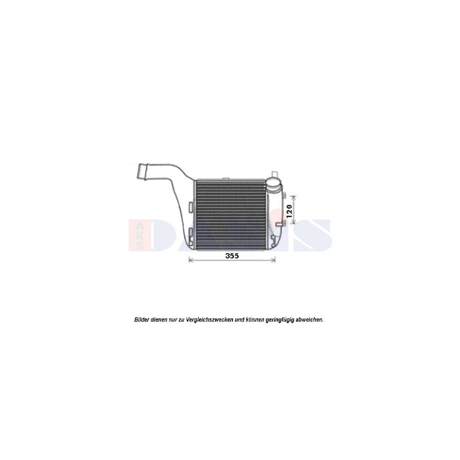AKS Dasis 487032N Intercooler for Audi Q7 (4Lb)