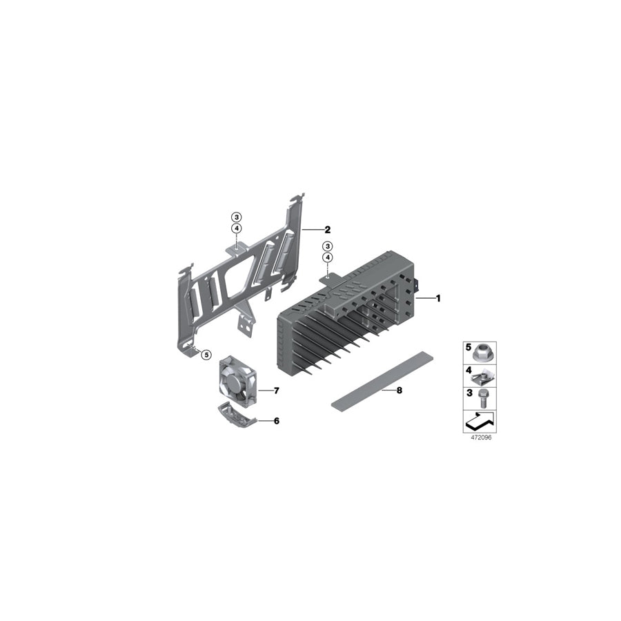 Genuine BMW 65126841974 F83 F33 Amplifier Hifi System (Inc. M4, 420i & 430iX) | ML Performance US