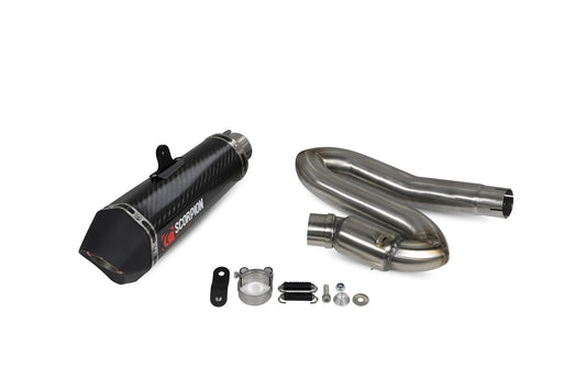 Scorpion RTR87CEO Triumph Street Triple 765 Serket Taper Slip-On - Carbon Fibre Sleeve | ML Performance US US