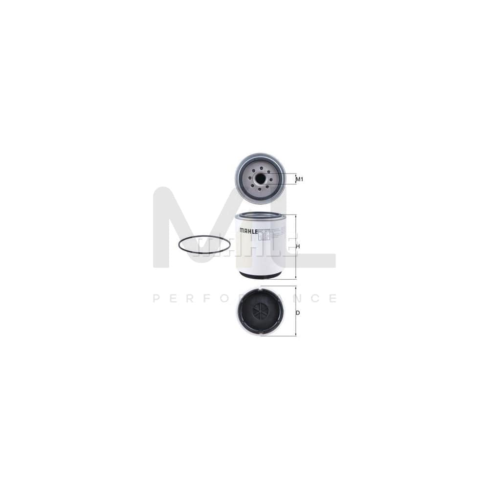 MAHLE ORIGINAL KC 377D Fuel filter Spin-on Filter | ML Performance Car Parts