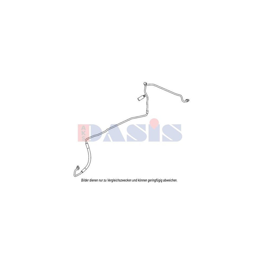 AKS Dasis 885909N High Pressure Line, Air Conditioning