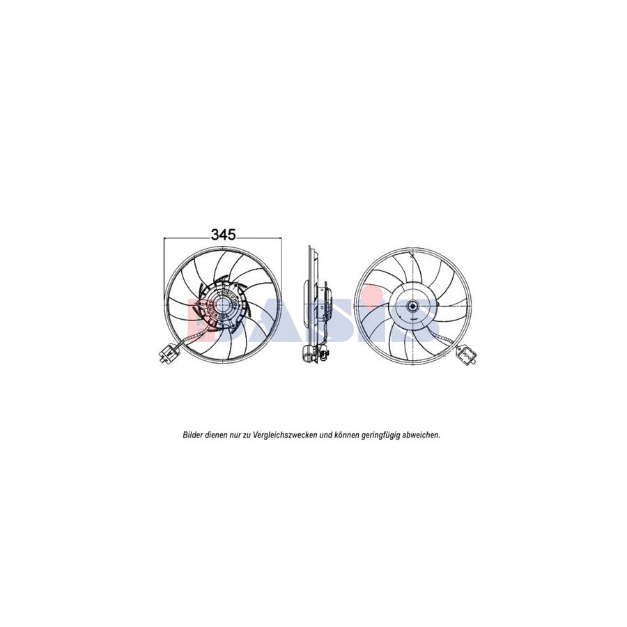 AKS Dasis 158106N Fan, Radiator