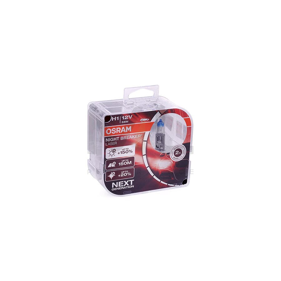 OSRAM 64150NL-HCB Bulb, spotlight H1 12V 55W P14,5s 4200K Halogen