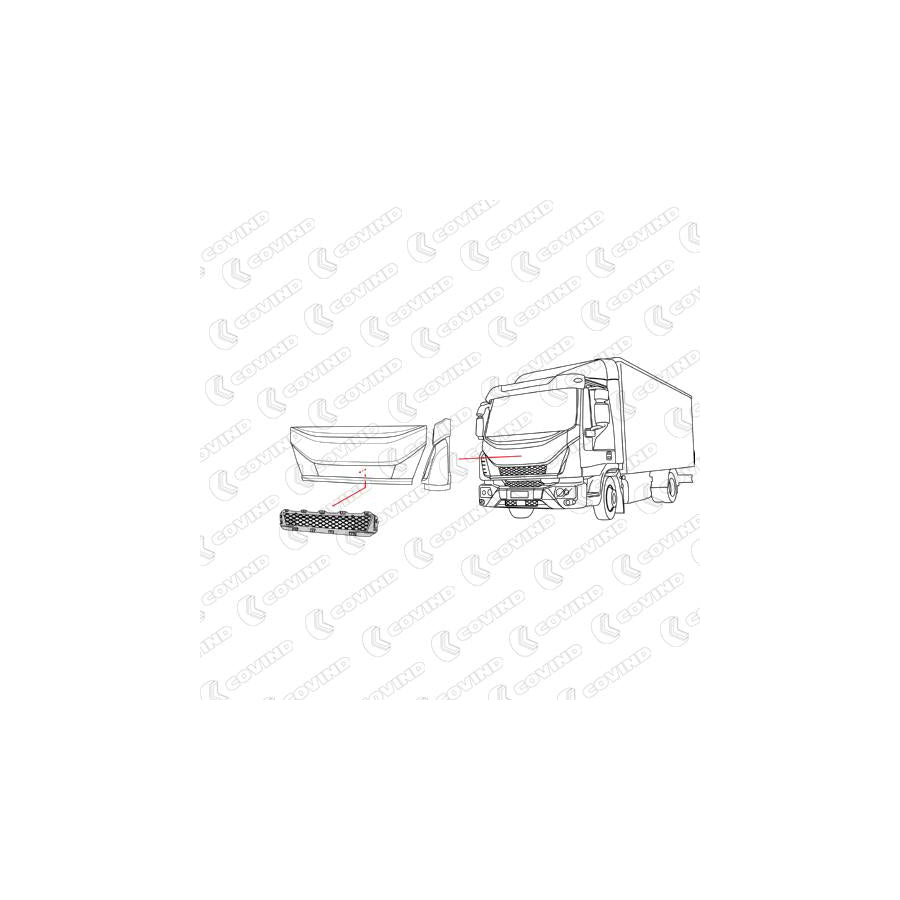 Covind 195/150 Radiator Grille