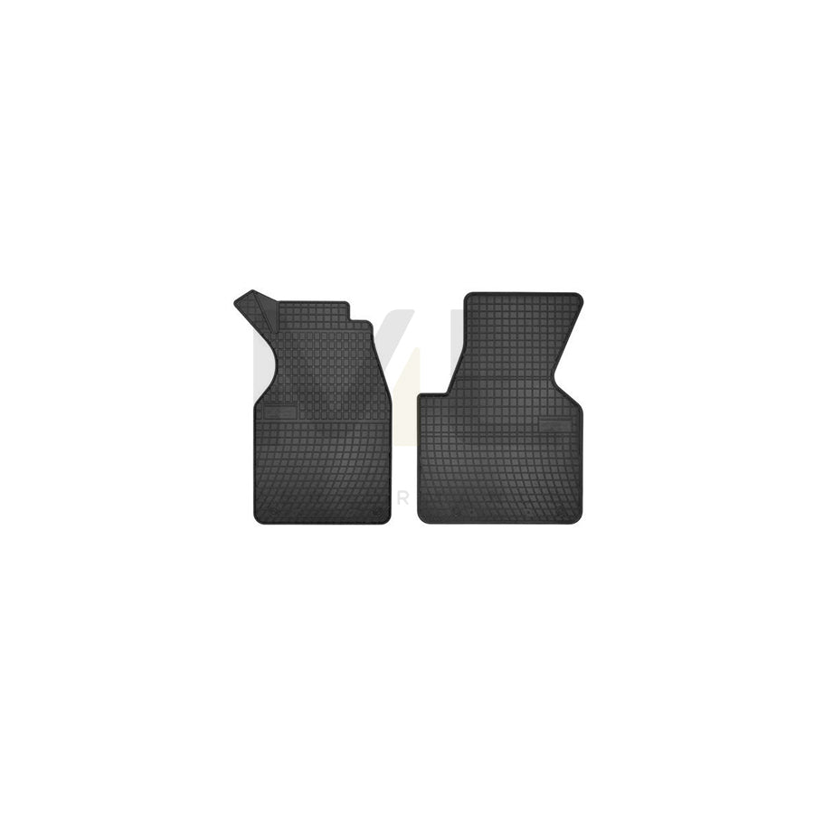 FROGUM Tailored D0086 Floor mat set for VW TRANSPORTER Elastomer, Front, Quantity: 2, Black, (LHD)