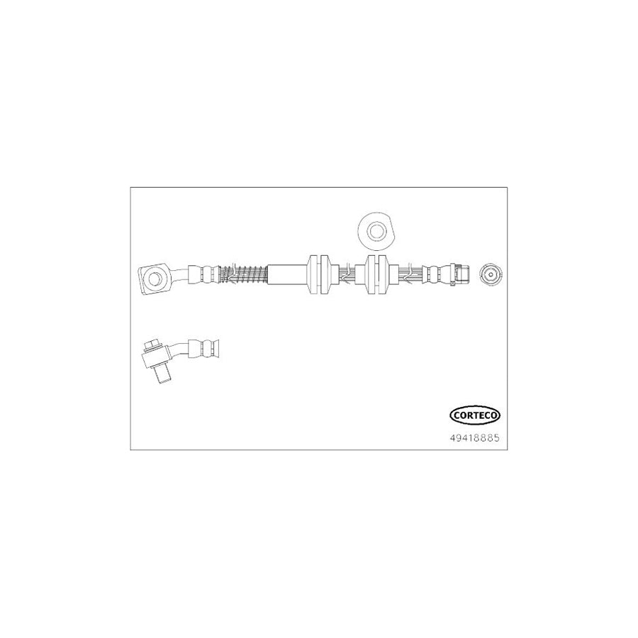 Corteco 49418885 Brake Hose