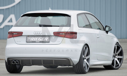 Rieger 00056796 Audi 8V A3 Side Skirt 4 | ML Performance UK Car Parts