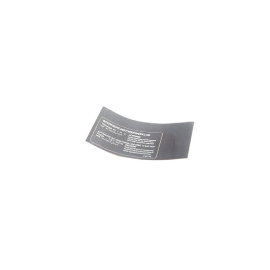 Genuine BMW 64506920708 E61 E63 Label, Coolant 810+/-10G (Inc. 545i) | ML Performance US Car Parts