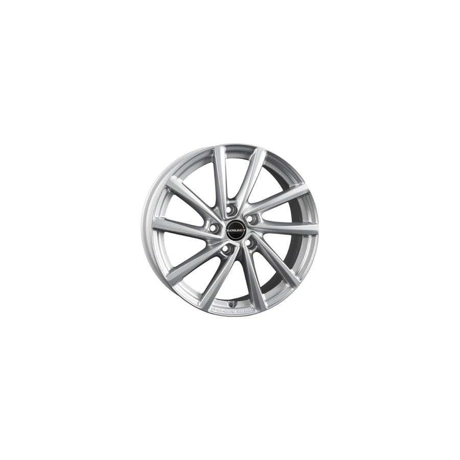 Borbet V 7x18 ET43 V 70843112557,1CS Crystal Silver Wheel