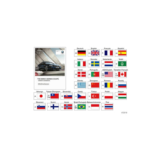 Genuine BMW 01402924586 Owner's Manual F13 SV (Inc. 650iX 4.4, 650iX 4.0 & 650iX) | ML Performance US Car Parts